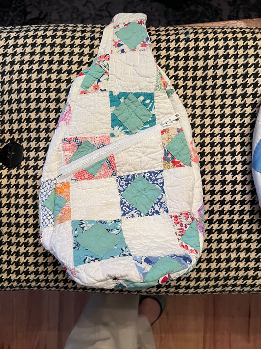 Vintage Quilt Sling